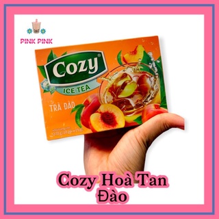  Trà Cozy  Hoà Tan  HƯƠNG ĐÀO - DÂU - VẢI Từ Pink Pink Nguyên Liệu & Dụng cụ Pha Chế Đồ Uống 