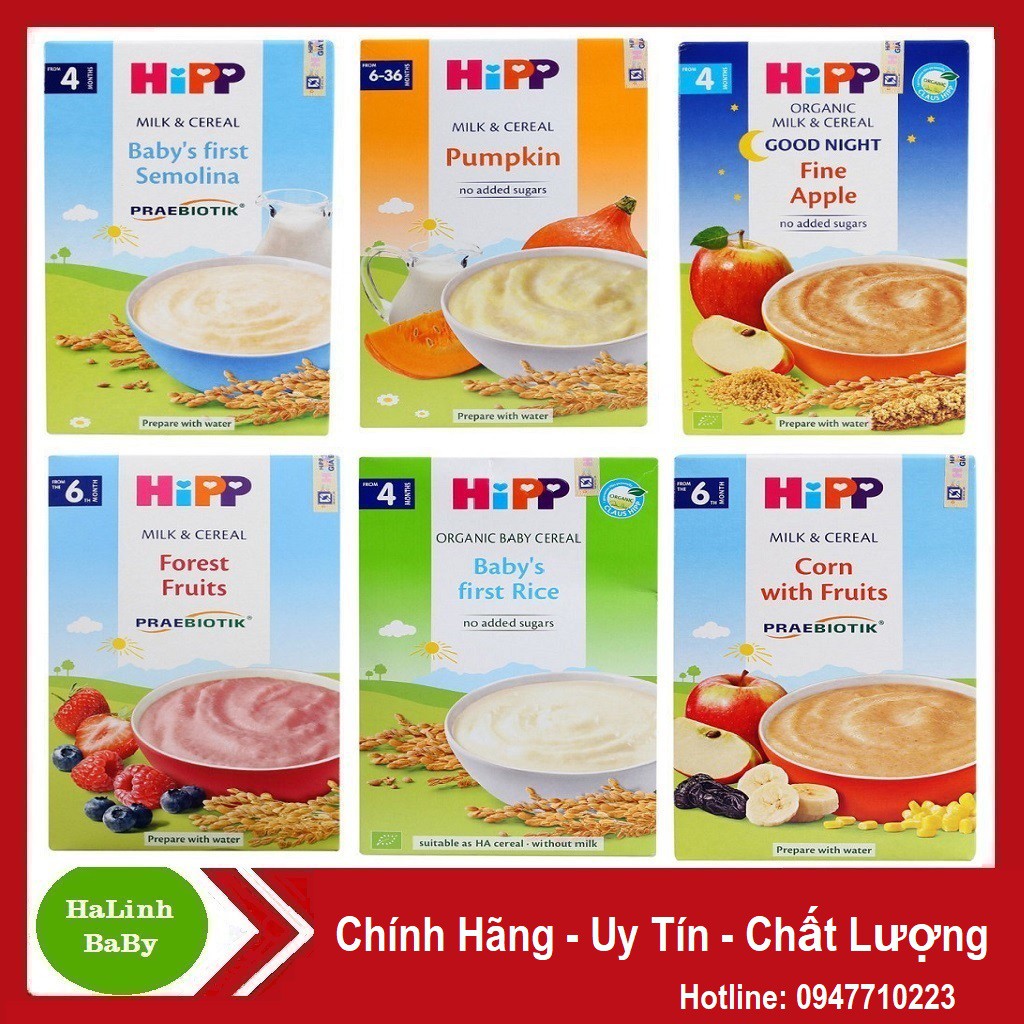 Bột ăn dặm Hipp Đủ Vị 250g [HSD 2025]