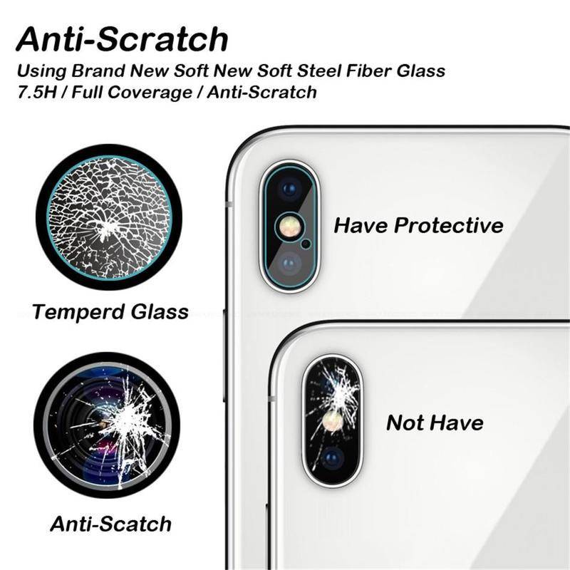 Kính Cường Lực Mềm Chống Trầy Bảo Vệ Ống Kính Máy Ảnh Sau Cho iPhone 6 6s 7 8 Plus SE 2020 2022 SE3 X XS Max XR