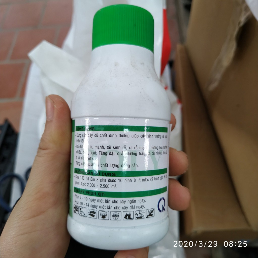 Phân bón lá trung vi lượng Bio8 nhập khẩu từ Anh