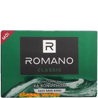 Xà bông tắm 90g romano classic chính hãng.