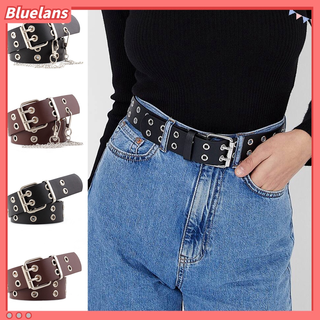 Thắt Lưng Giả Da Phong Cách Punk