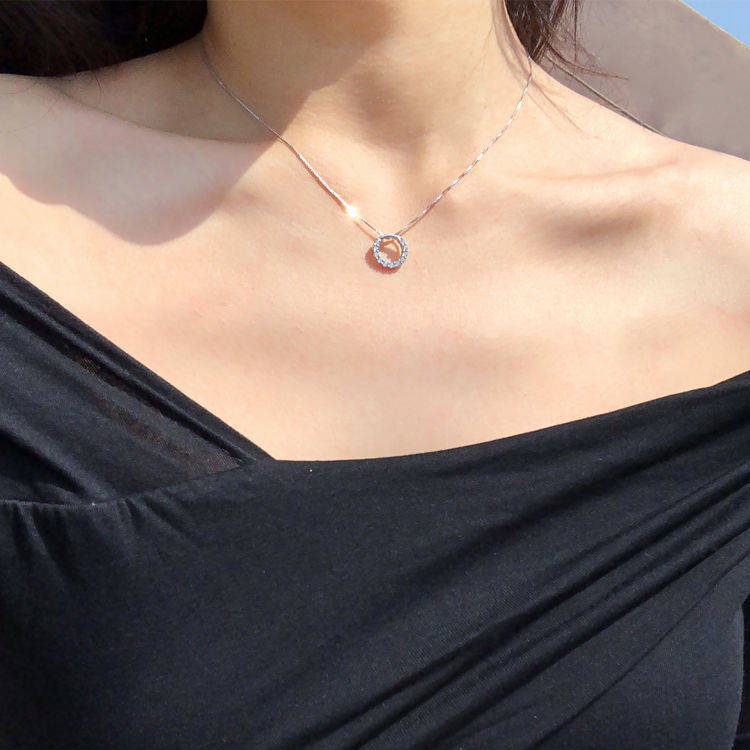 dây chuyền nữ Phiên bản tiếng Hàn của đơn giản