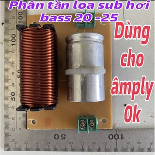Phân tần loa sub hơi bass 25