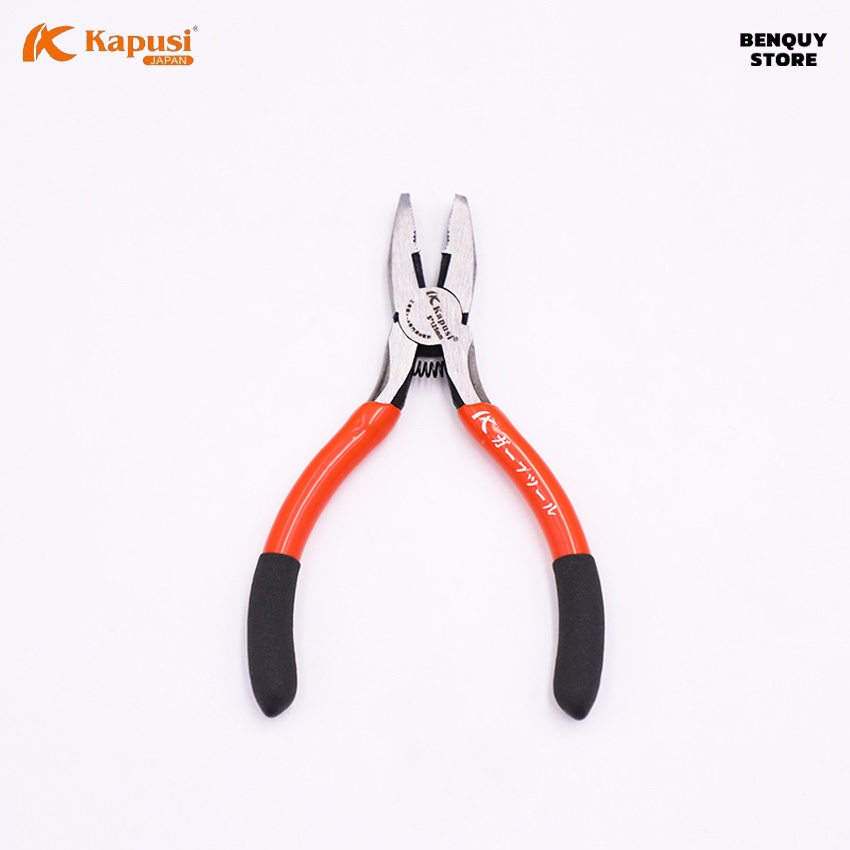 Bộ 3 Kìm điện - cắt - nhọn mini Kapusi JAPAN 5 inch -125mm.