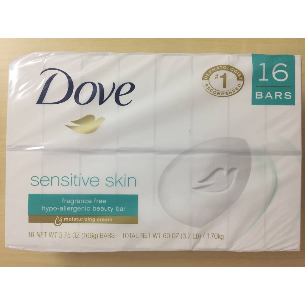 Xà bông Dove sensitive skin 113g - hàng Mỹ xách tay