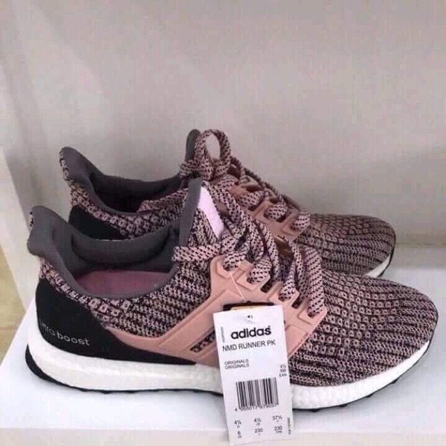 Giày ultra boost pink black