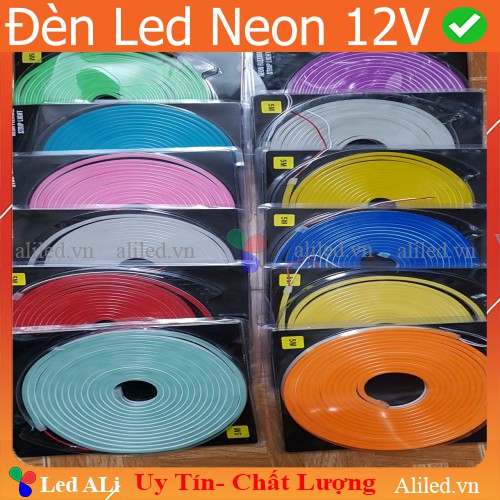 Đèn led Neon 12V cuộn 5m, Neon sign 12V