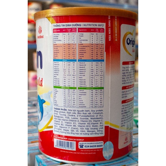 Sữa bột Origin Gold 900g