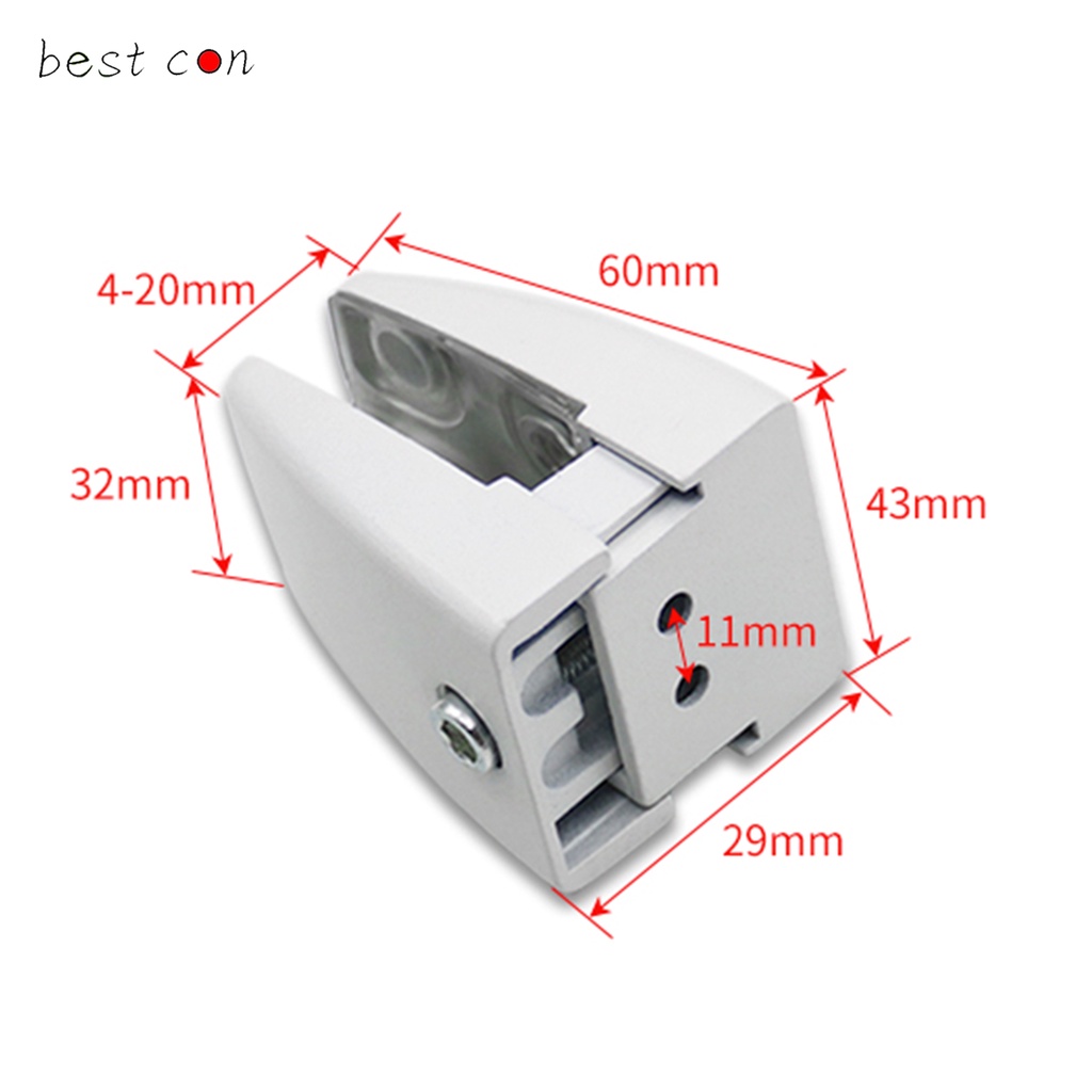 Kẹp vách ngăn bàn làm việc - Kẹp vách ngăn nhựa - Kẹp vách ngăn nhôm