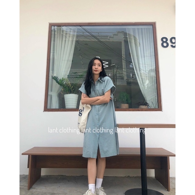 Váy sơ mi tay gập 1279