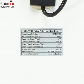 ĐÈN NĂNG LƯỢNG MẶT TRỜI SUNTEK JD66100