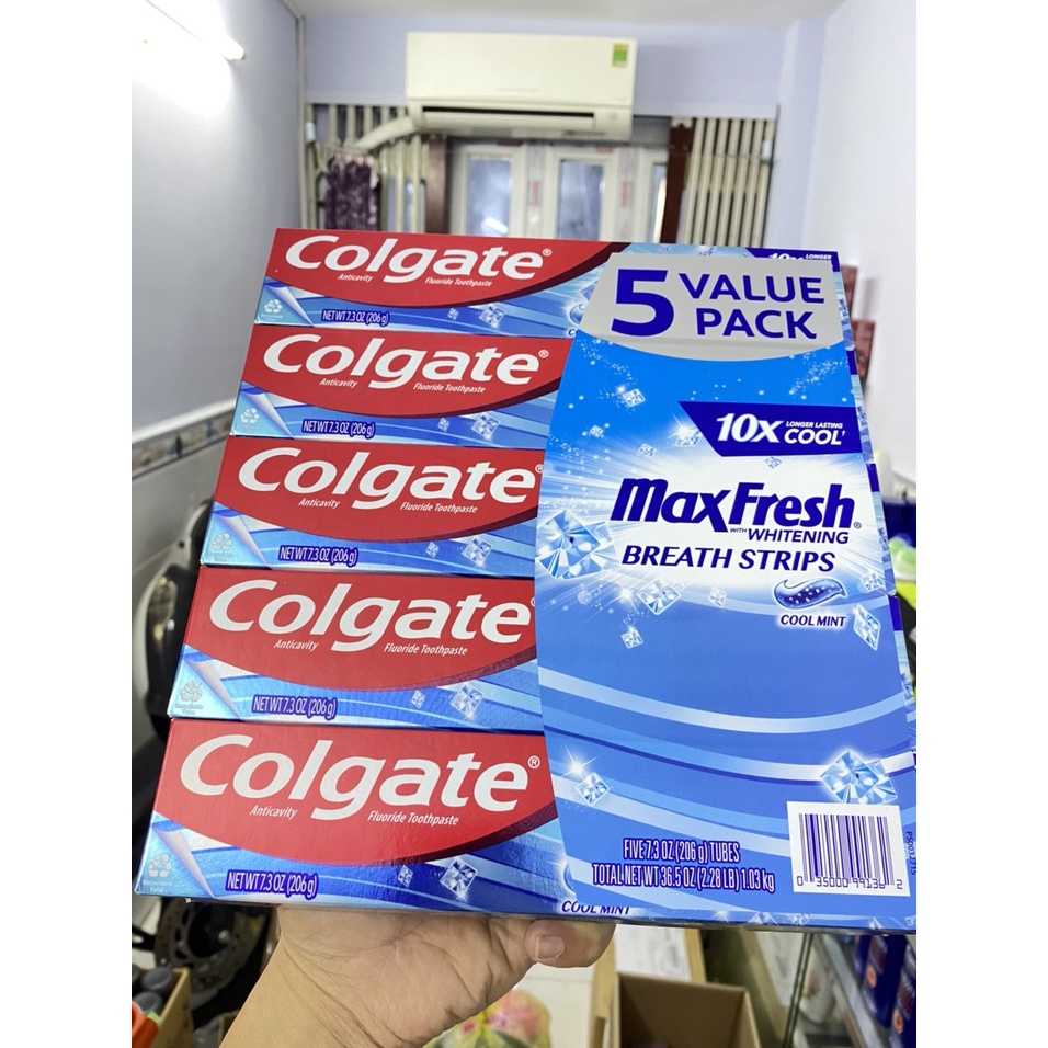 Kem đánh răng COLGATE Maxfresh trắng răng 206g Hàng Mỹ