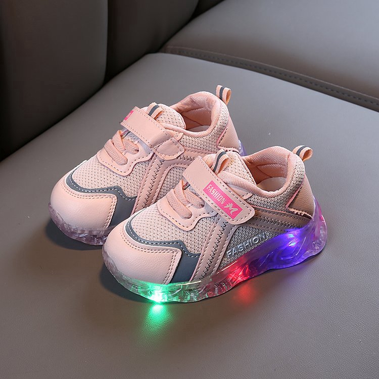 Giày Thể Thao Chống Trượt Có Đèn Led Cho Bé 2-8 Tuổi