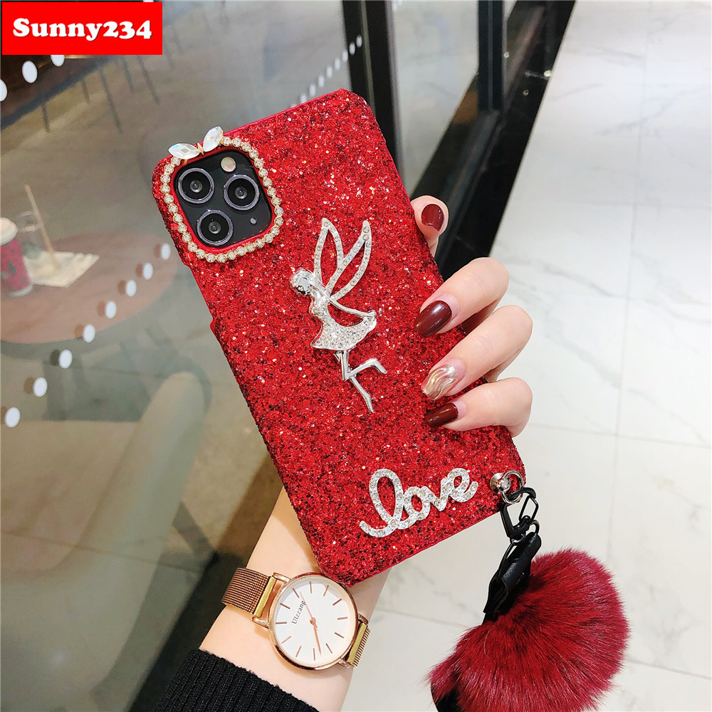 Ốp Lưng Lấp Lánh Cho Samsung S20 Fe Note 20 Ultra M31 A31 A11 M11 A01 A51 A71 S20 Plus A50 A30S A50S A20 A30 S10 Lite 2020 M20 M10 A6 A8 Plus