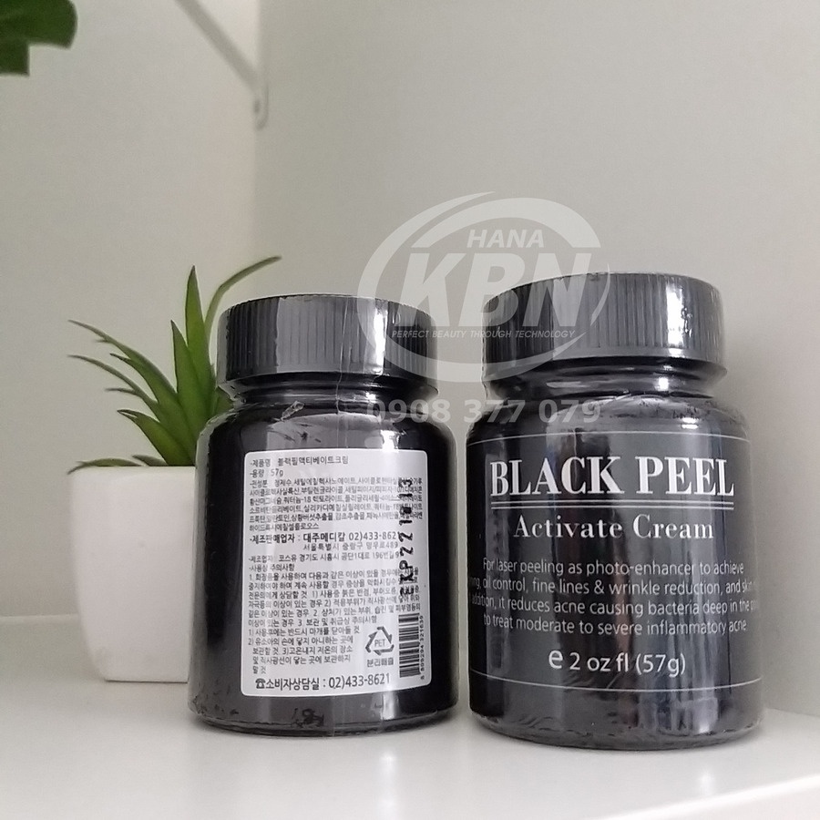 Than Hoạt Tính Cacbon - Than Laser Carbon Black Peel Hàn Quốc 57g - Trẻ Hóa, Mờ Nám, Tàn Nhan, Sáng Da