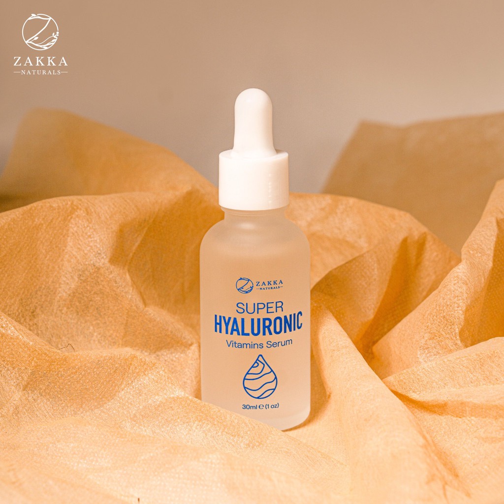 Serum (Tinh Chất) Cấp Nước Zakka Naturals Super Hyaluronic Vitamins Serum 30ml | BigBuy360 - bigbuy360.vn
