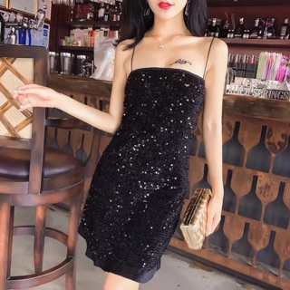 Váy 2 dây sexy girl BLING BLING ✨🌟💫 (order) xinh miên man ❤️❤️❤️
