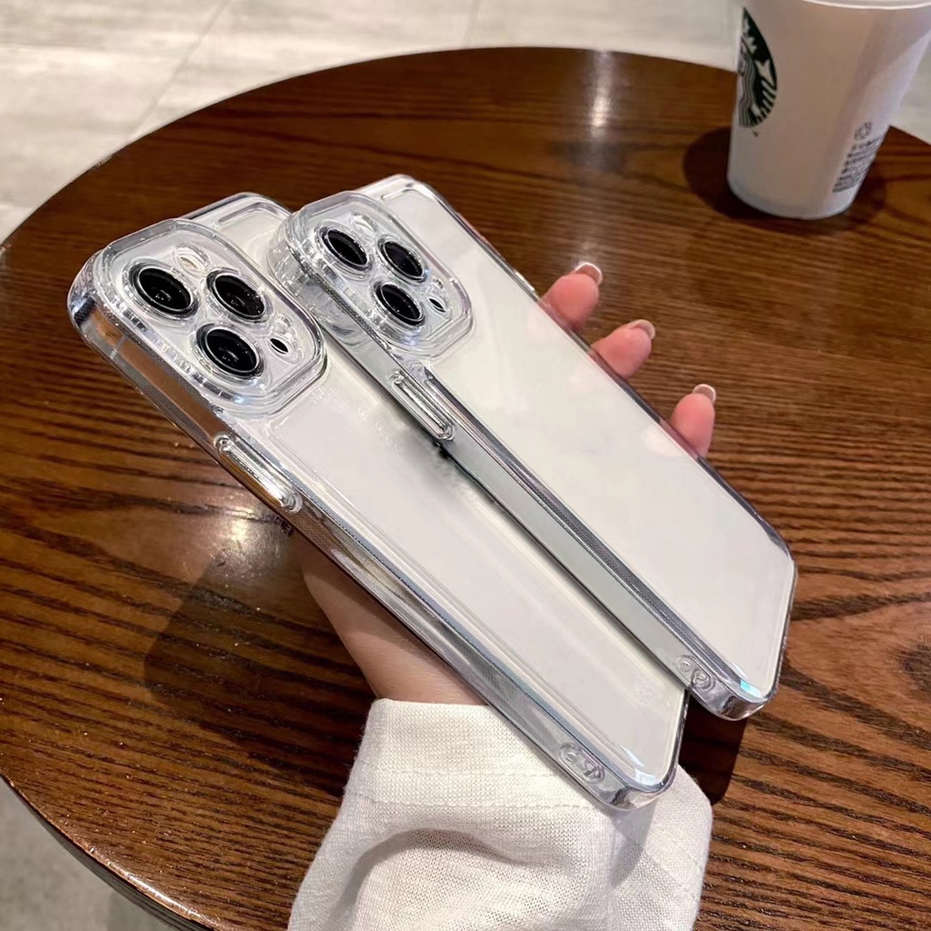 Ốp iPhone Trong Suốt Bảo Vệ Toàn Diện Cho iPhone 13 Pro Promax X XR XSMax IPhone 7 8Plus 12 Pro Max 11 Pro Max