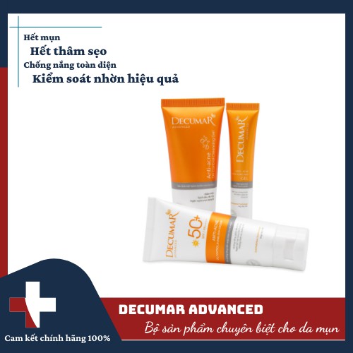 DECUMAR ADVANCED - BỘ SẢN PHẨM DÀNH CHO DA NHỜN MỤN [DECUMA]