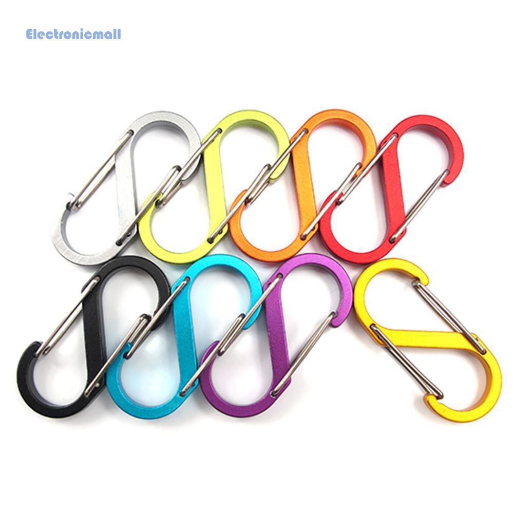 Móc khóa Carabiner 8 cạnh bằng hợp kim nhôm