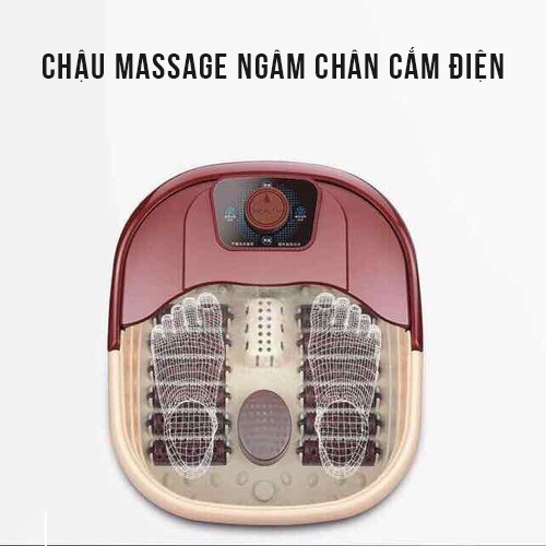 Chậu ngâm chân massage, Bồn ngâm chân mát xa cao cấp