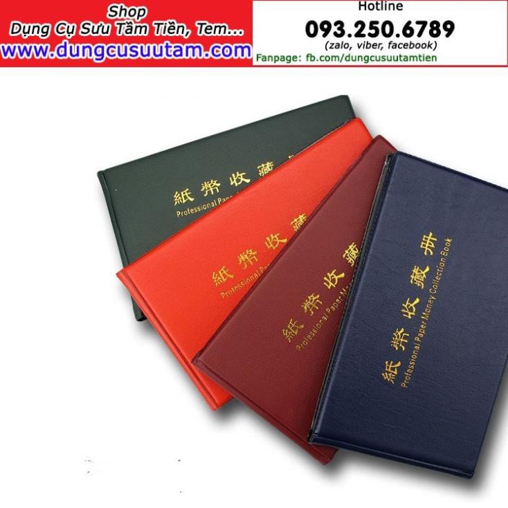 Album đựng tiền giấy mini cầm tay 20 phơi.