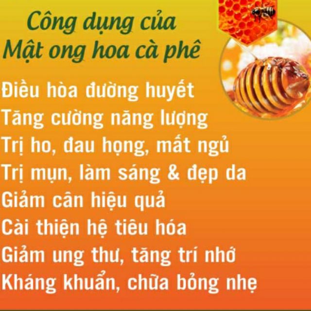 ( # very good # 12d56 ) Mật ong chuẩn hương cà phê loại 1lít