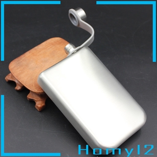 9oz Hip Flask Drinking   Wine Liquor  Silver Bottle Flagon