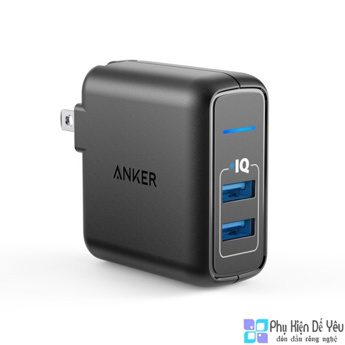 Sạc Anker PowerPort 2 Elite - 2 cổng, 24W