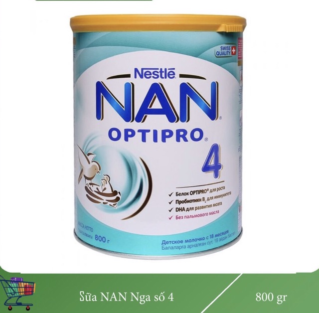 Sữa Nan Nga số 1,2,3,4 800g