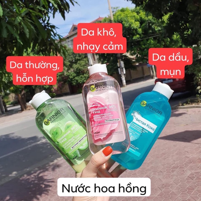 Nước hoa hồng Garnier Nga