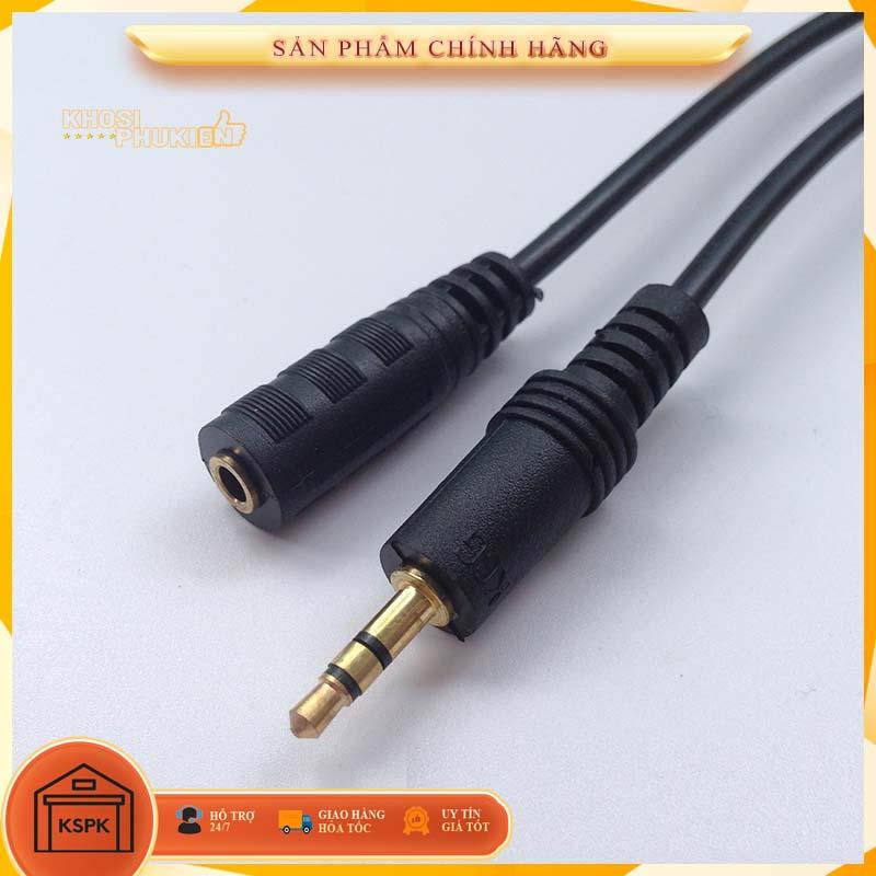 Dây loa nối dài 3.5 mm giá rẻ chất lượng tốt dùng để nối dây cáp âm thanh KSPK DLND