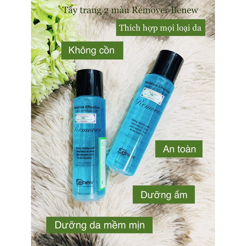 Nước tẩy trang trắng da, sạch dầu nhờn, se khít lỗ chân lông BENEW 3IN1 Hàn quốc 150ml/Chai- HÀNG CHÍNH HÃNG