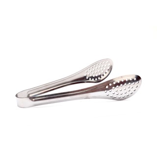 Dụng cụ gắp thức ăn inox có lỗ đầu tròn