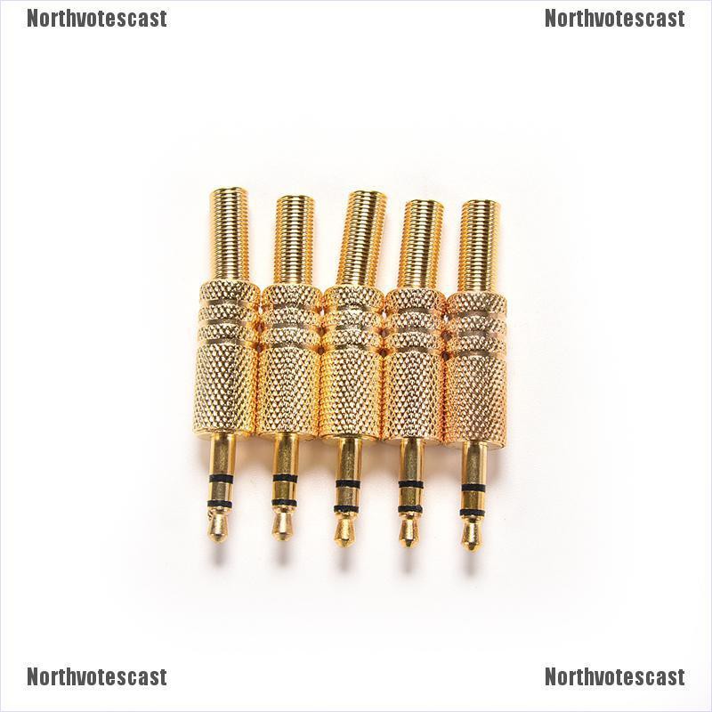 Set 5 Đầu Nối Jack Âm Thanh 3.5mm