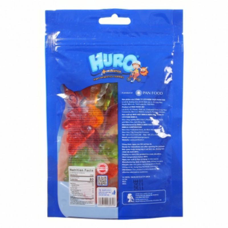 Kẹo dẻo Huro lợi khuẩn 105g
