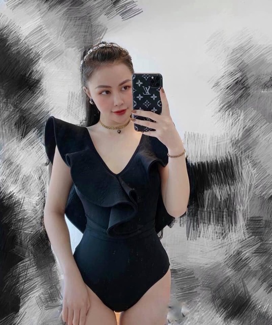 BIKINI LIỀN XOẮN BÈO CÁNH SEN [ẢNH THẬT] | BigBuy360 - bigbuy360.vn