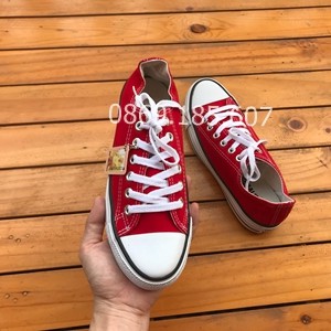Giày CV Chuck II (2) màu đỏ tươi cổ thấp