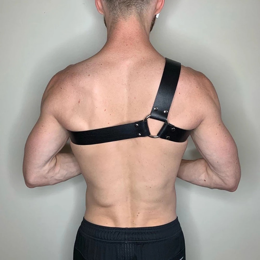 Dây Đeo Vai Da PU Handmade Phong Cách Gothic Punk Thời Trang 2022 Cho Nam