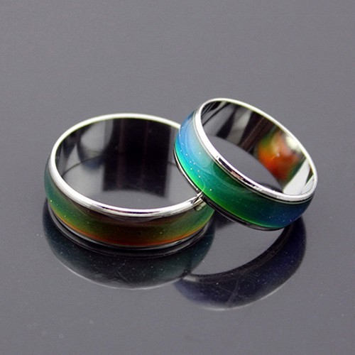 Nhẫn thời trang đổi màu theo nhiệt độ độc đáo cho nam &amp; nữ