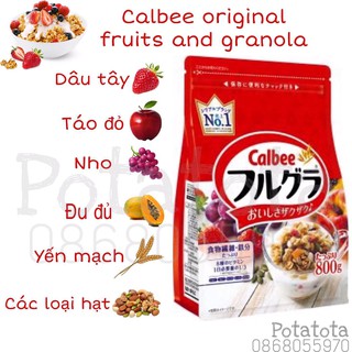 Ngũ cốc hoa quả Calbee đủ vị