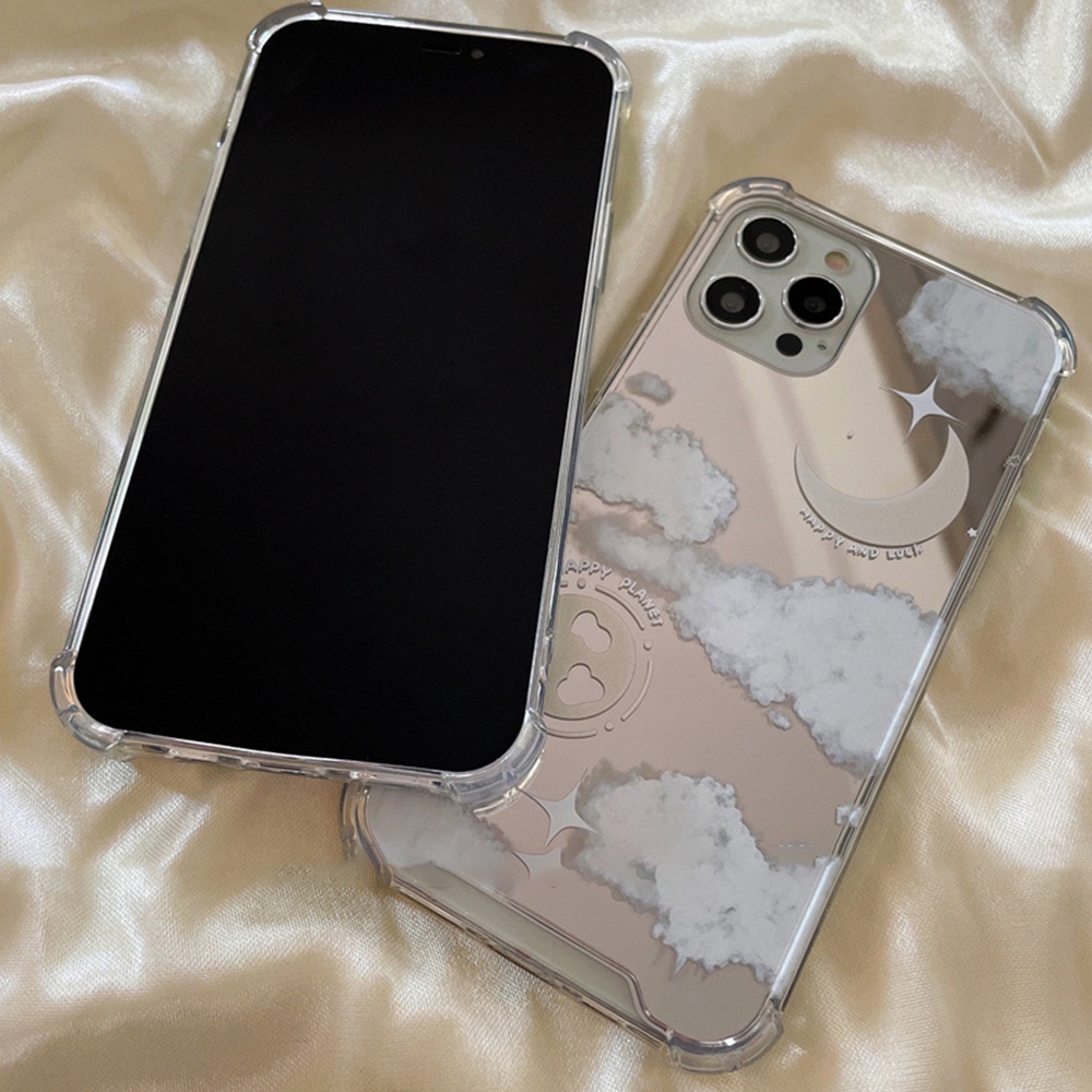 Ốp ĐiệN ThoạI KiểU Gương Trang ĐiểM Cho IPhone 14 13 12 11 Pro Max X Xs XR 8 7 Plus