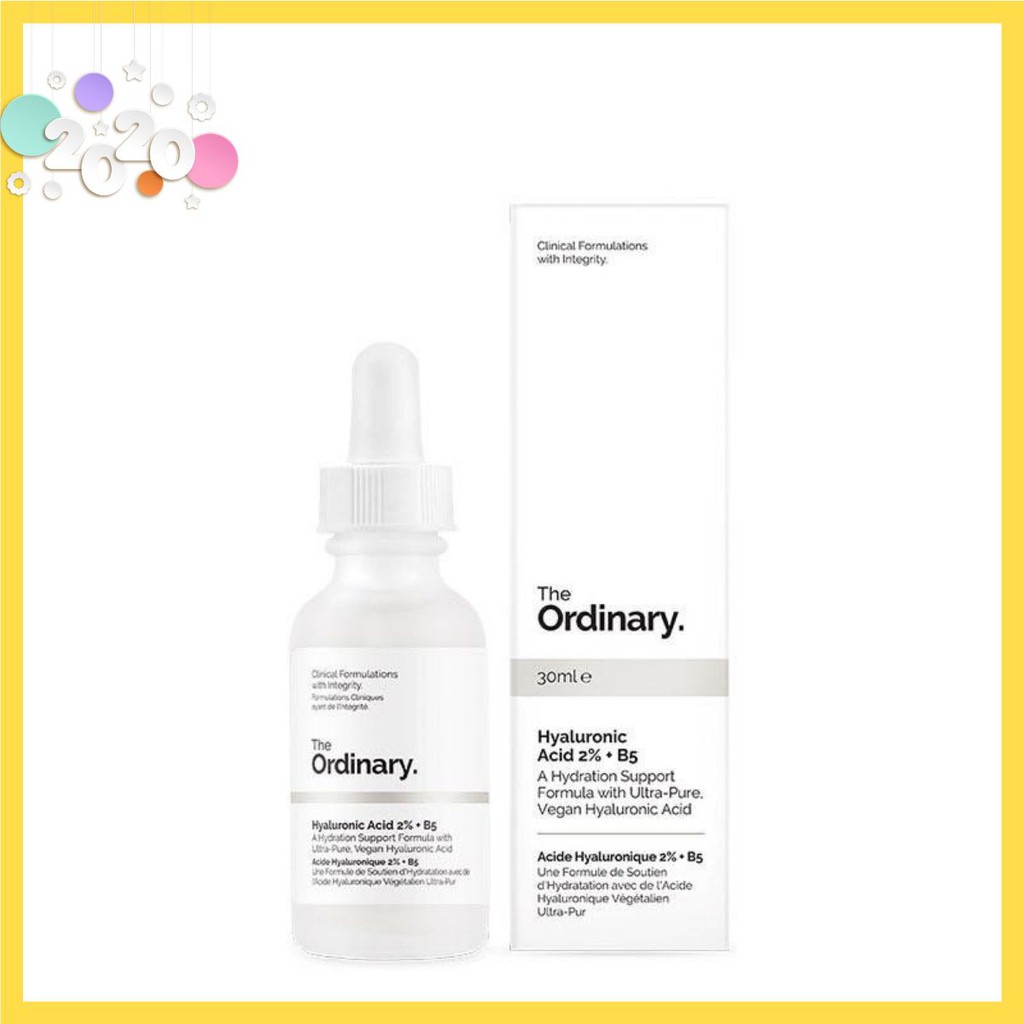 [ĐẠI TIỆC SALE] Cấp ẩm hồi phục Hyaluronic Acid 2% + B5 - The Ordinary [FLASH SALE]