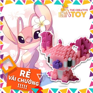 Bộ đồ chơi lắp ráp Lego giá rẻ, lego mô hình 3D thu nhỏ nhân vật hoạt hình,mô hình Stitch dễ thương- Creative Toy