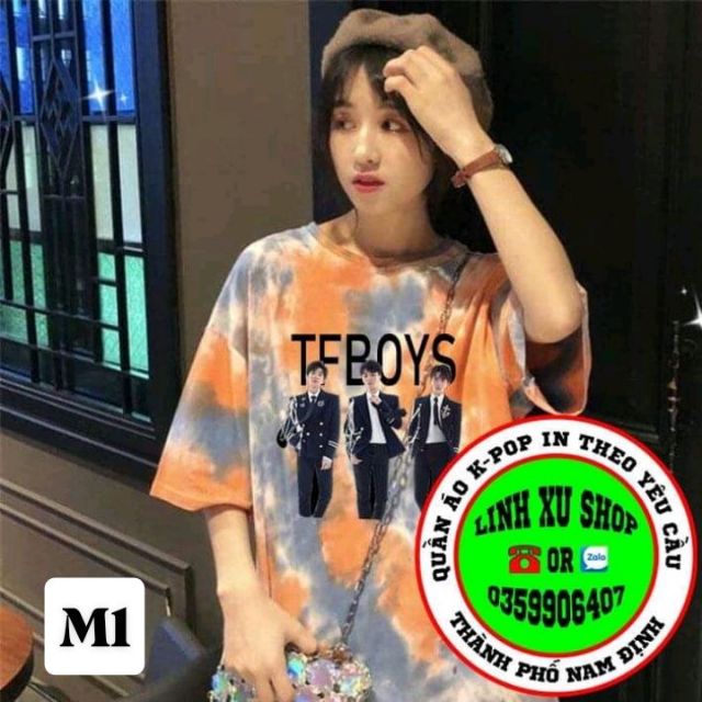 Áo Thun Loang 3D In Hình TFBOYS