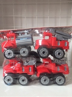 Bộ 4 xe công trình tháo ráp