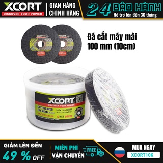 Đá cắt sắt - đĩa cắt kim loại 100mm xcort