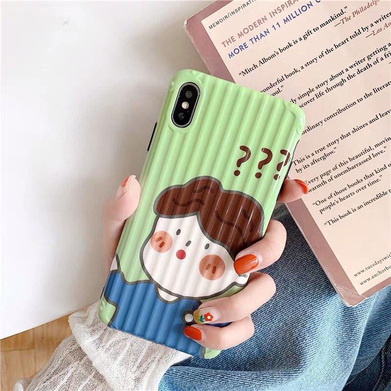 Ốp Lưng iPhone 7 plus / iphone 11 /iphone 7/6/6s/6s Plus/6 Plus/8/8plus/X/Xs Max/Ip11/11pro Vali Boy Girl Hàn Quốc