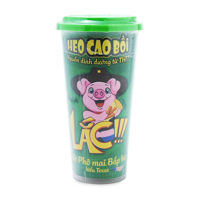 [Hộp 3+1 cây] Xúc xích lắc heo cao bồi